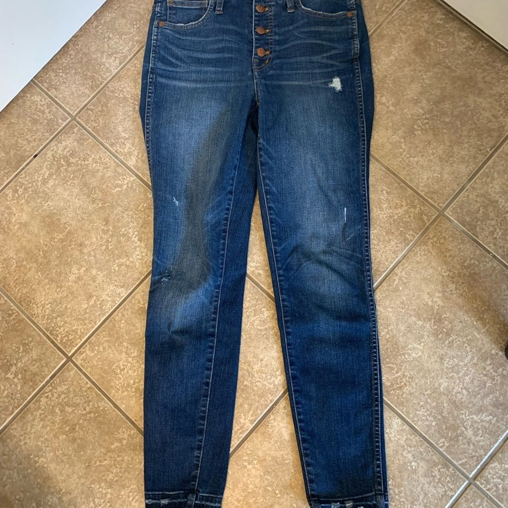 Madewell 10” High-Rise Skinny Jeans: Drop Hem Edition! ❤️ - Picture 7 of 10